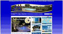 Desktop Screenshot of fiberglasspools-california.com